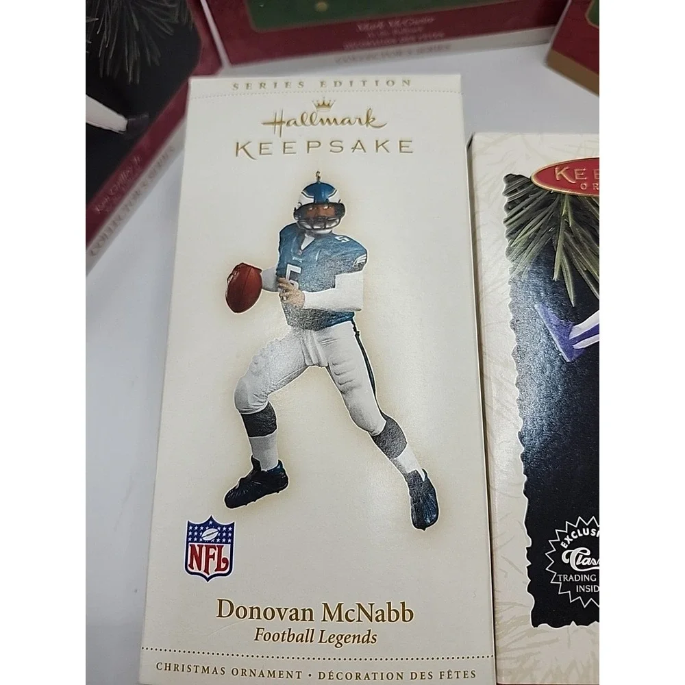 Hallmark Christmas Ornament Lot NFL NBA‎ MLB Football